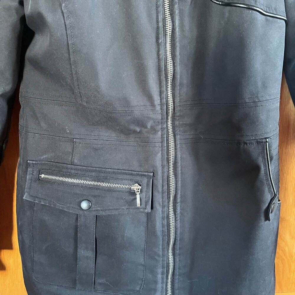 Women's Black Insulated winter Jacket - Picture 2 of 16